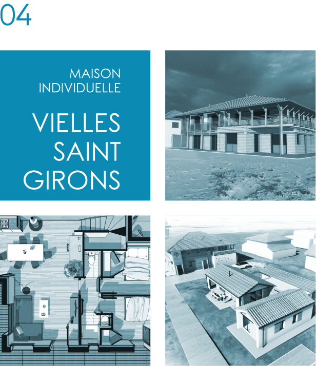 Maison individuelle Vielles Saint Girons par Kimu
